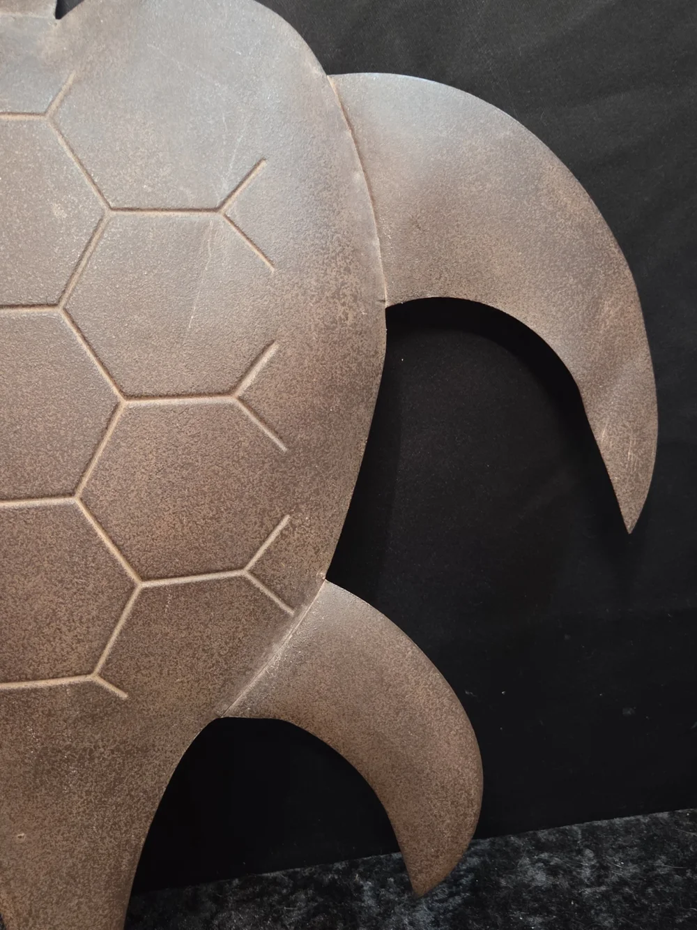 Pier 1 Rustic Brown Metal Sea Turtle Wall Décor